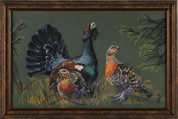 Бакицкая Ольга Вячеславовна. Лот из двух картин «Глухари» и «Фазаны» 